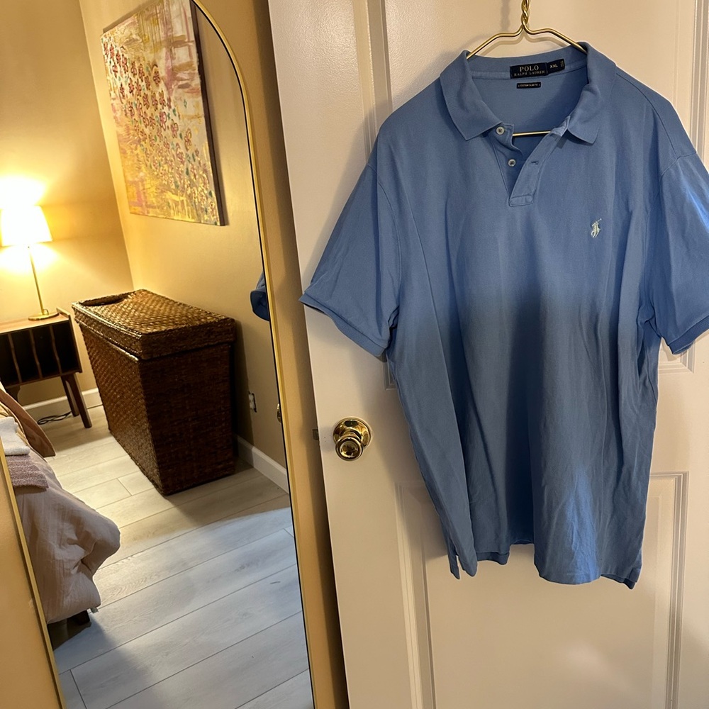 Polo by Ralph Lauren Men's Blue Polo Shirt